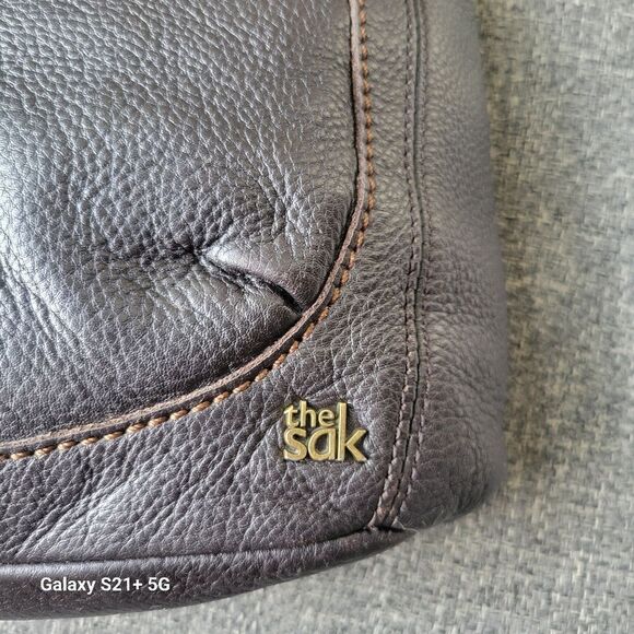 The Sak pebbled leather black crossbody bag - Picture 3 of 12